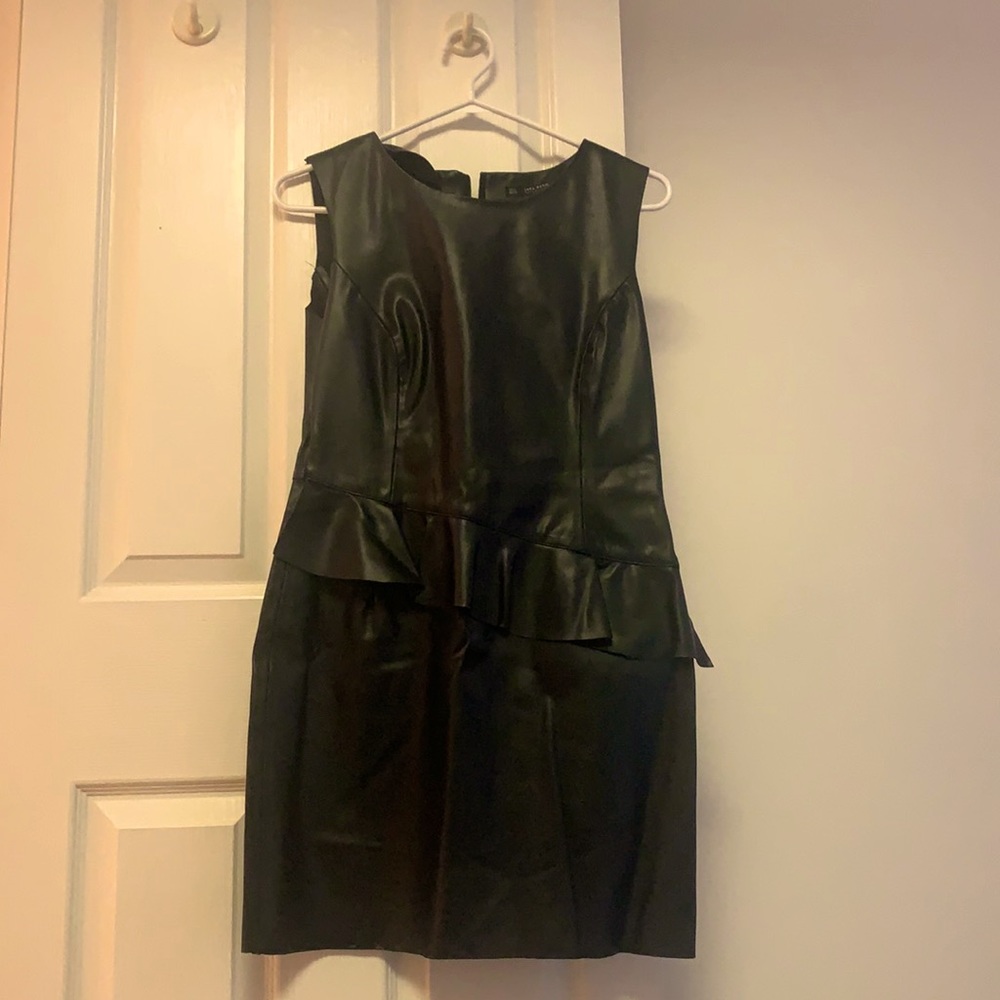 Zara Faux Leather Dress